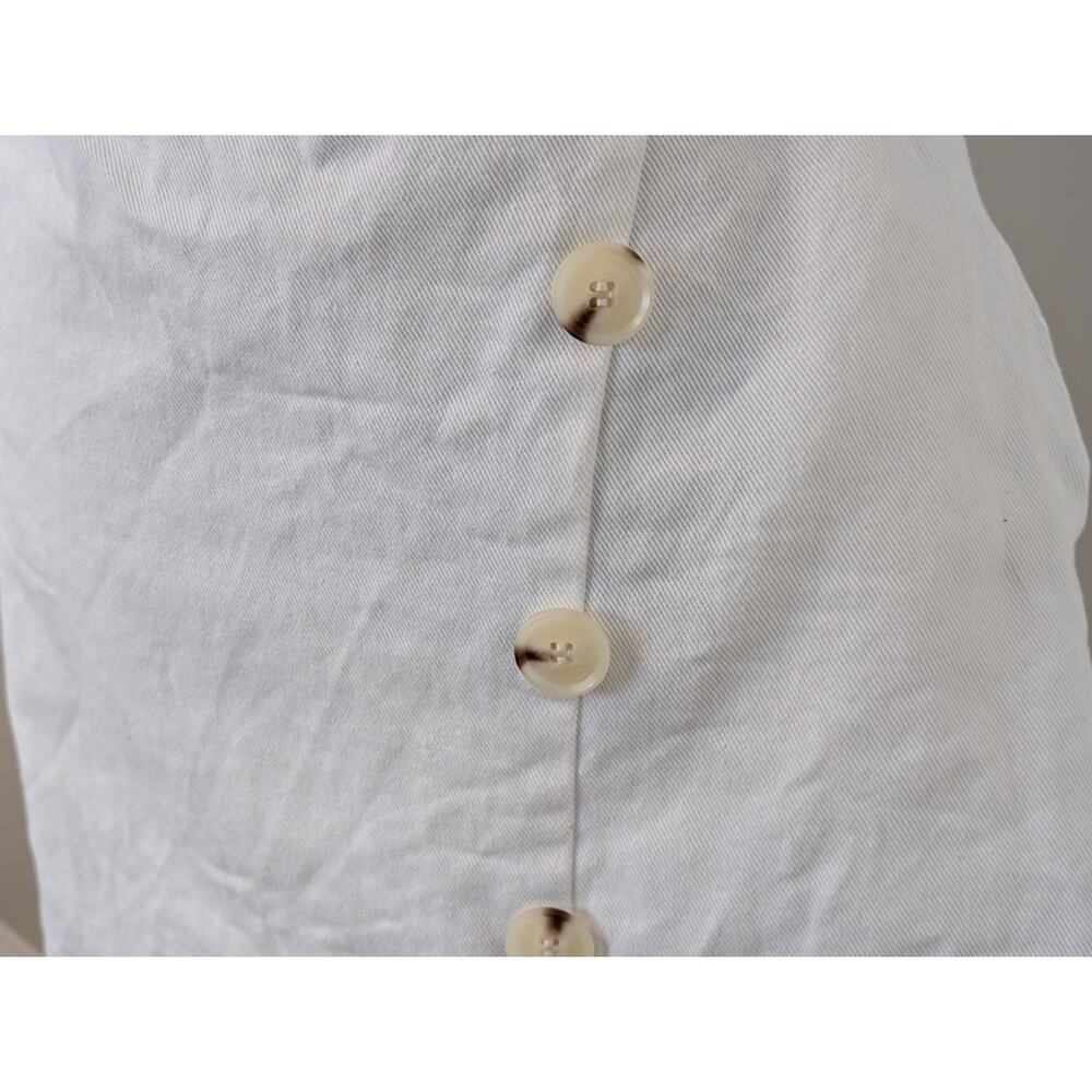 Chic Anthropologie x Mare Mare White Halter Cutout Mini Dress Size M - Picture 4 of 8